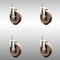 Service Caster 5 Inch 316SS High Temp Glass Filled Nylon 3/8 Inch Threaded Stem Caster Set SCC SCC-SS316TS20S514-GFNSHT-381615-4 - alternate 1